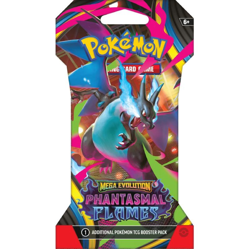 Pokémon Mega Evolution: Phantasmal Flames Sleeved Booster Pack