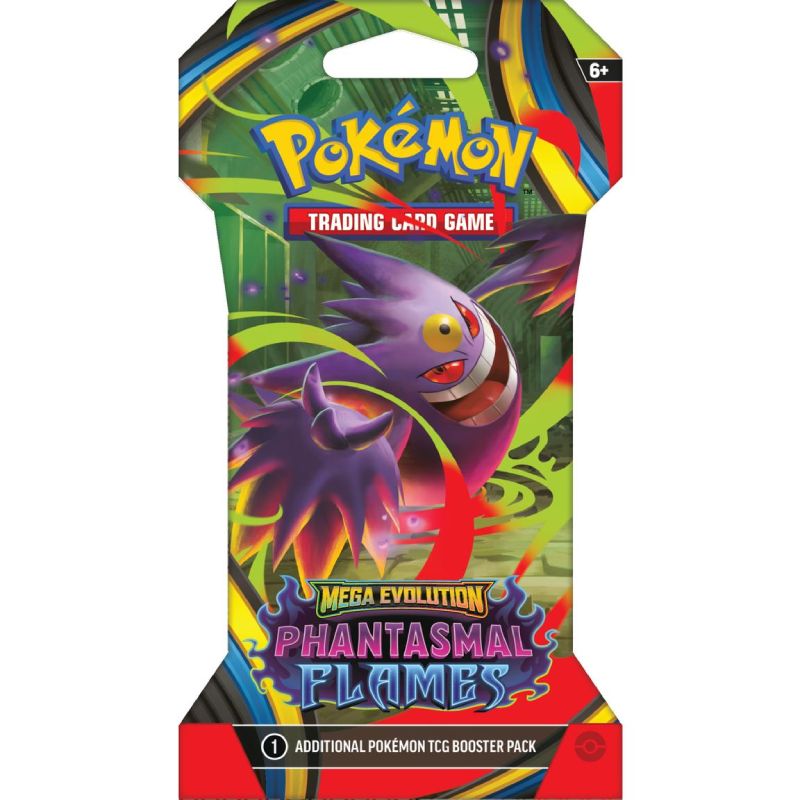 Pokémon Mega Evolution: Phantasmal Flames Sleeved Booster Pack