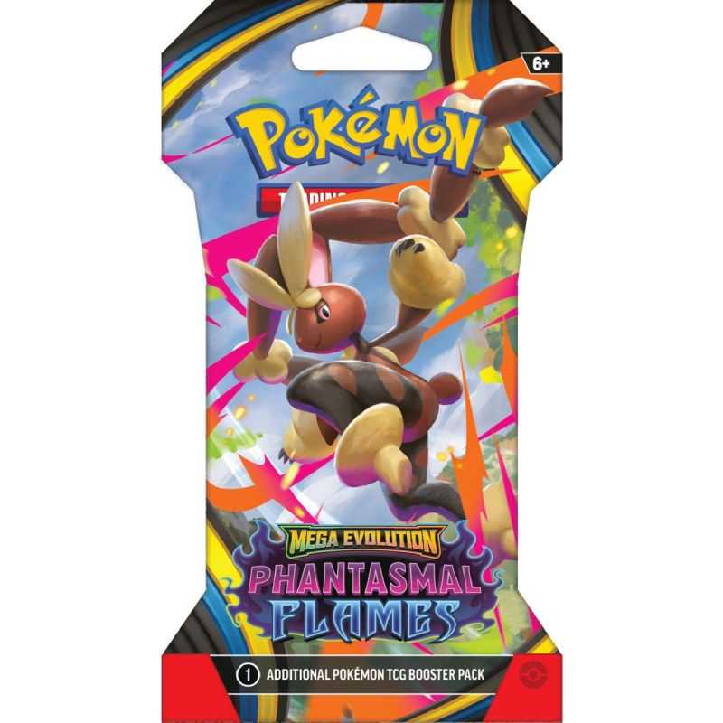 Pokémon Mega Evolution: Phantasmal Flames Sleeved Booster Pack
